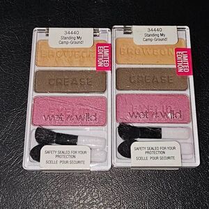 New Wet N Wild Limited Edition Eyeshadow Standing My Camp-Ground‎ Lot of 2